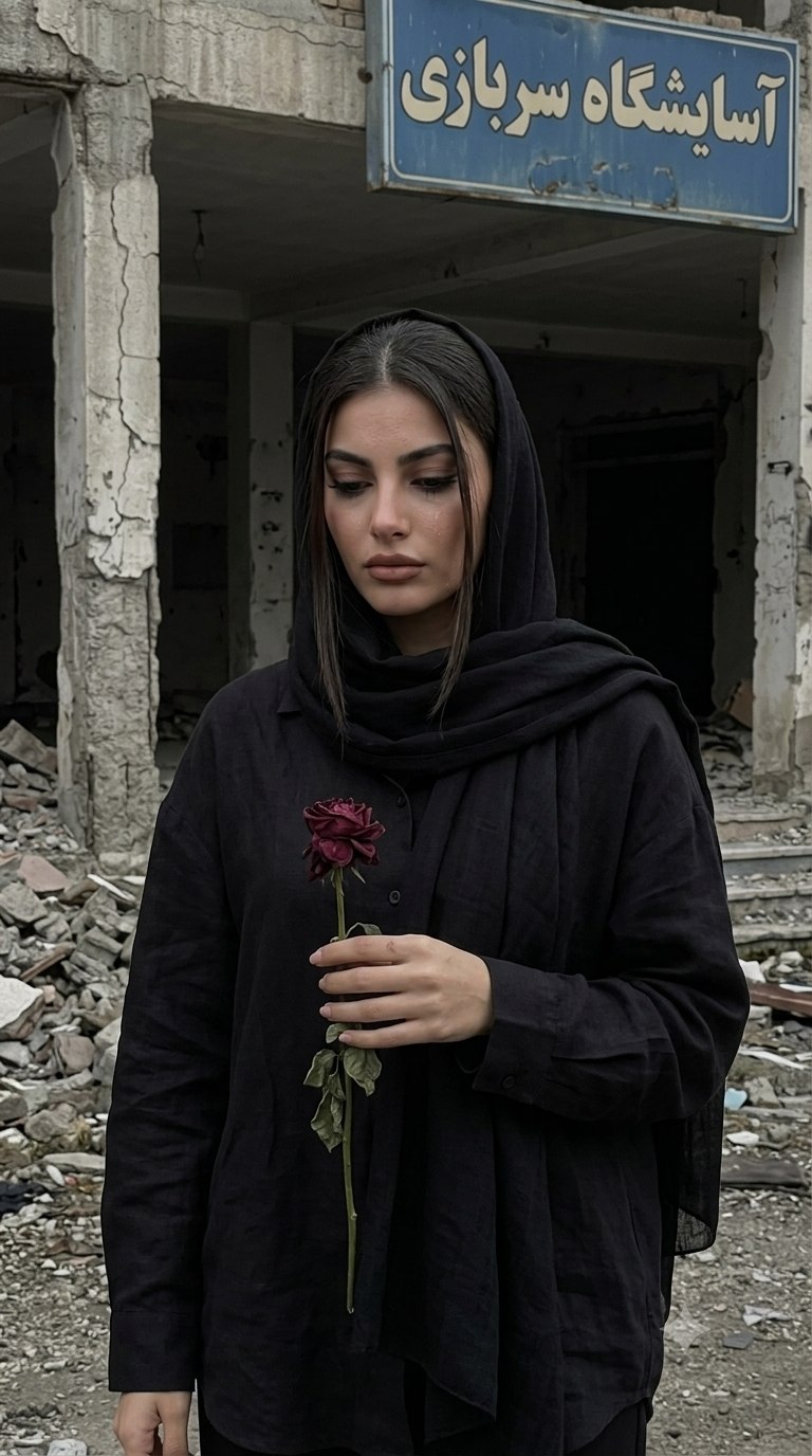 پرتره غمگین جنگی