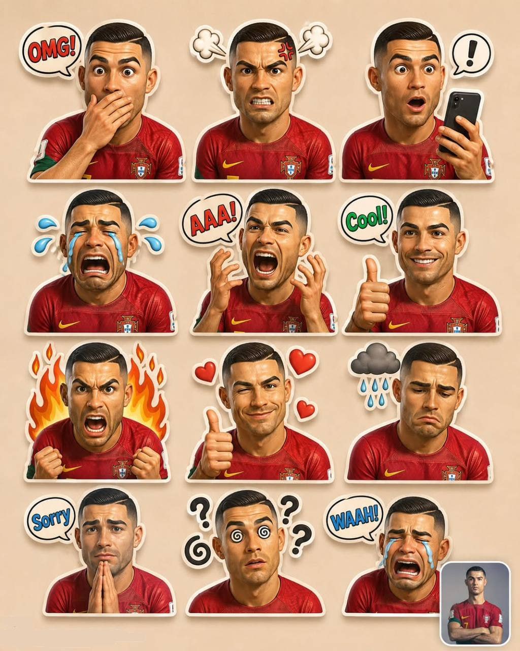 استیکر شخصی هوش مصنوعی